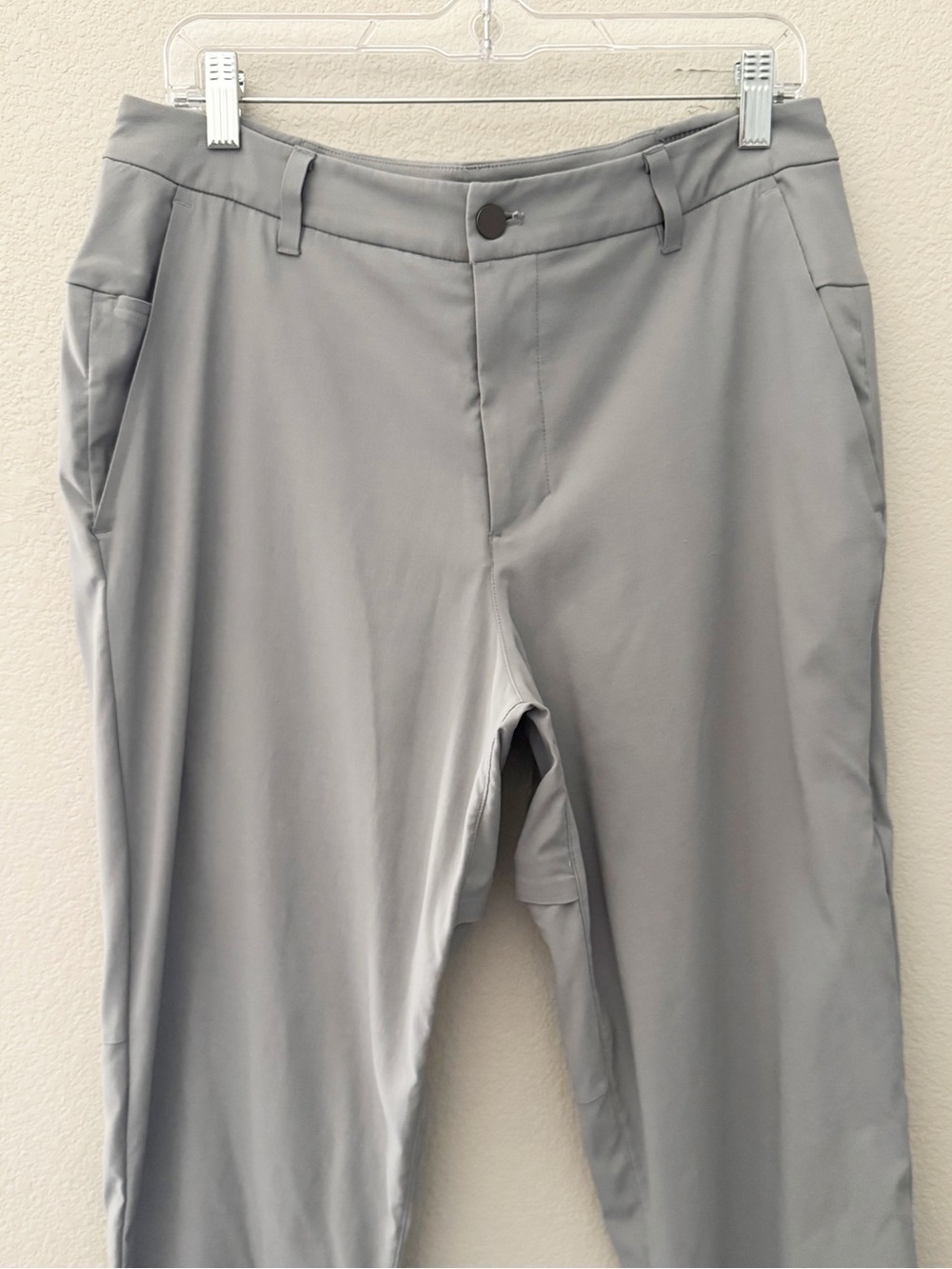 Lululemon 2023 Commission Slim Fit Pants 32 Gray Athleisure Casual Golf Travel - Picture 7 of 12
